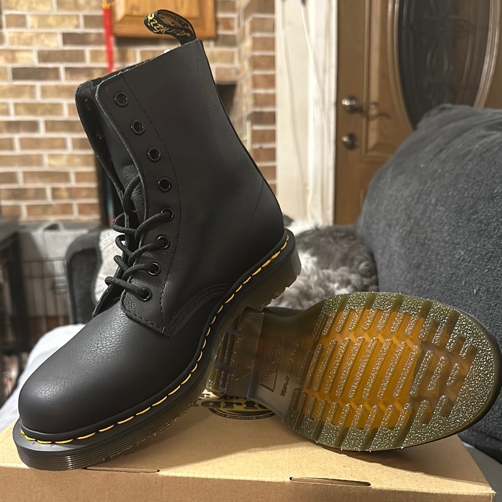 Dr. Martens Black Leather Boots